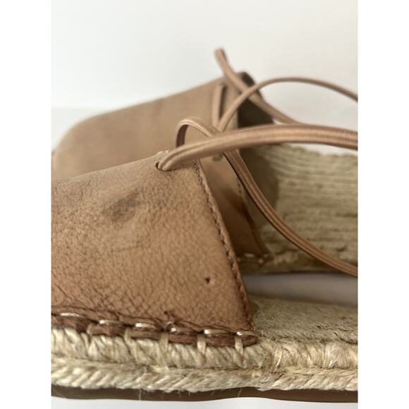 Eileen Fisher women's Lee D'Orsay flat espadrilles in tan, size 8-1/2 - Picture 9 of 9